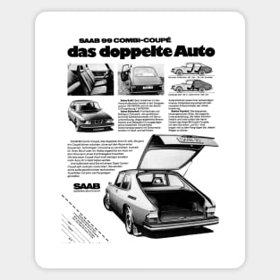 SAAB  99 COMBI - advert Magnet